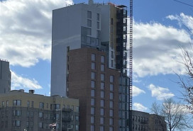 An image of the 17-story building at 2880 Jerome Avenue in the Bronx.